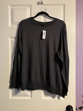 Torrid French Terry Eyelet Sleeve Sweatshirt Women 2X Brand New With Tags
