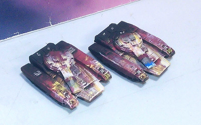 BATTLETECH ODIN MAIN BATTLE TANK SET [HELL'S HORSES] (AGENTS OF GAMING, METAL)