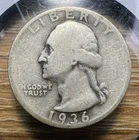 1936-S Washington Quarter - Actual Coin Shown - Free Shipping & Tracking INV#618