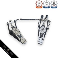 TAMA Iron Cobra 600 Twin Pedal Double Chain Drive Black Silver Model HP600DTW