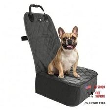 Dog Car Seat Cover, Waterproof Front Seat Protector for SUV Truck Sedan, Black