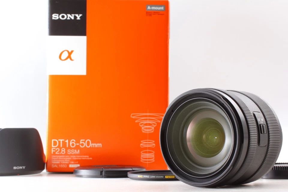 【N COMO NUEVO+++ con capucha de caja】Sony DT 16-50mm f/2.8 SSM SAL1650 Lente Zoom Montaje Alpha A Foto 2 de 4