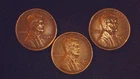 1945-46-47 S Lincoln Wheat Cents Good  Condition Copper Pennies