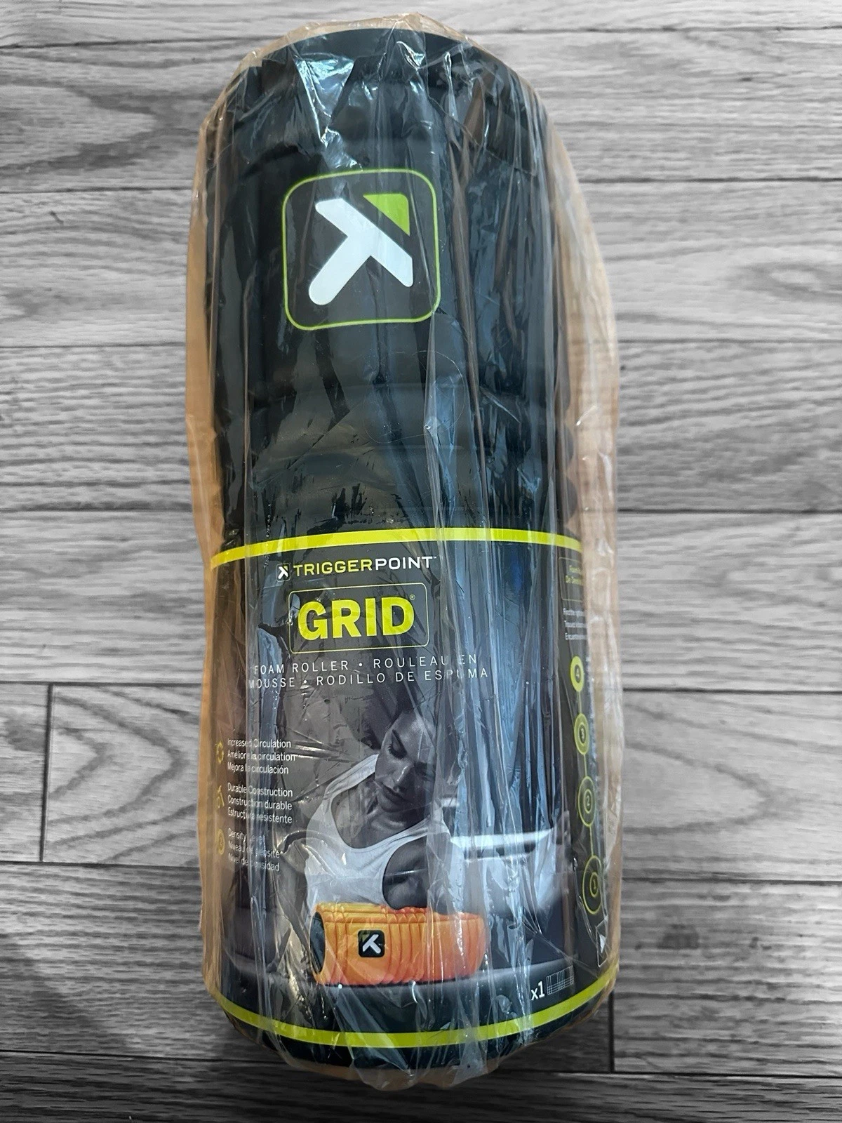 TriggerPoint Grid Foam Roller Deep Tissue Muscle Massage Black Green
