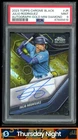 2023 TOPPS CHROME BLACK #CBA-JR JULIO RODRIGUEZ AUTO GOLD MINI DIAMOND /50 PSA 9