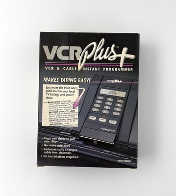 VTG VCR Plus+ Instant Programmer Gemstar VHS Cable Accessory Untested