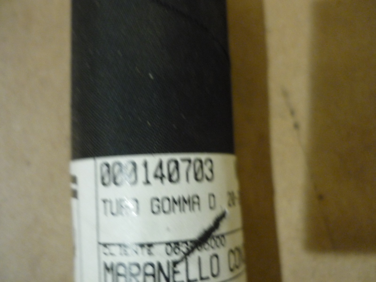 Ferrari 348  - Water Hose 140mm To Header Tank  NEW - P/N 140703