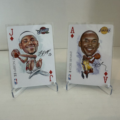 2004-05 NBA Playing Cards LeBron James Cavaliers & Kobe Bryant Lakers