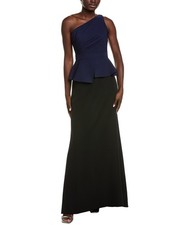 Rene Ruiz Crepe Column Gown Women's