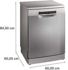 BOSCH Series 4 SMS4EMI06G Full-size WiFi-enabled Dishwasher - Stainless Steel