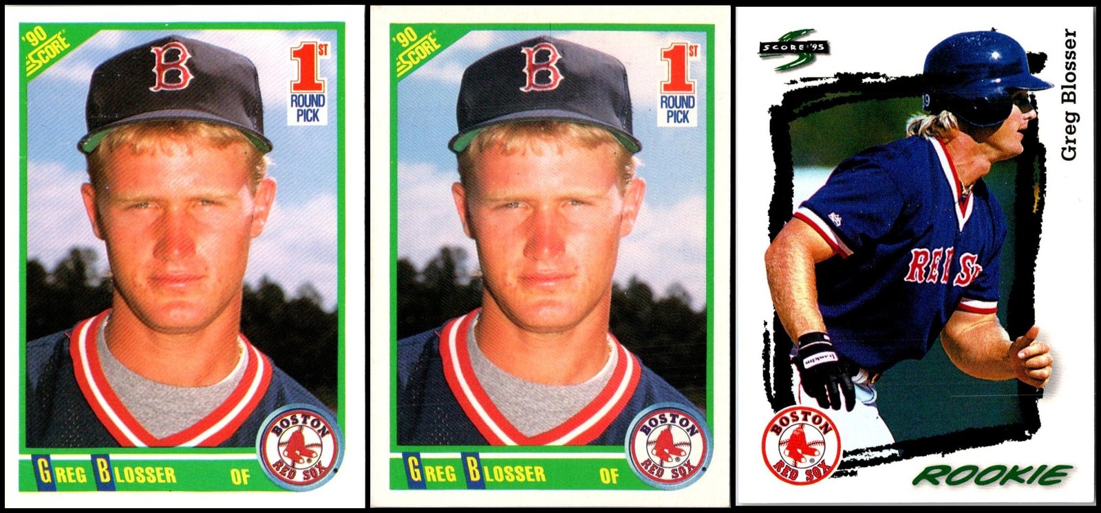 Score Greg Blosser (3) Card Lot - EXCLUSIVE – BE AMONG THE FIRST TO OWN IT!