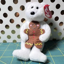 Ty Jingle Beanie GOODY The Bear 5” Ornament Vintage Ty Beanie Banies Toy
