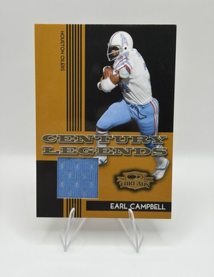 2006 Donruss Threads Century Legends Earl Campbell Game Worn Patch /250 #CL-3