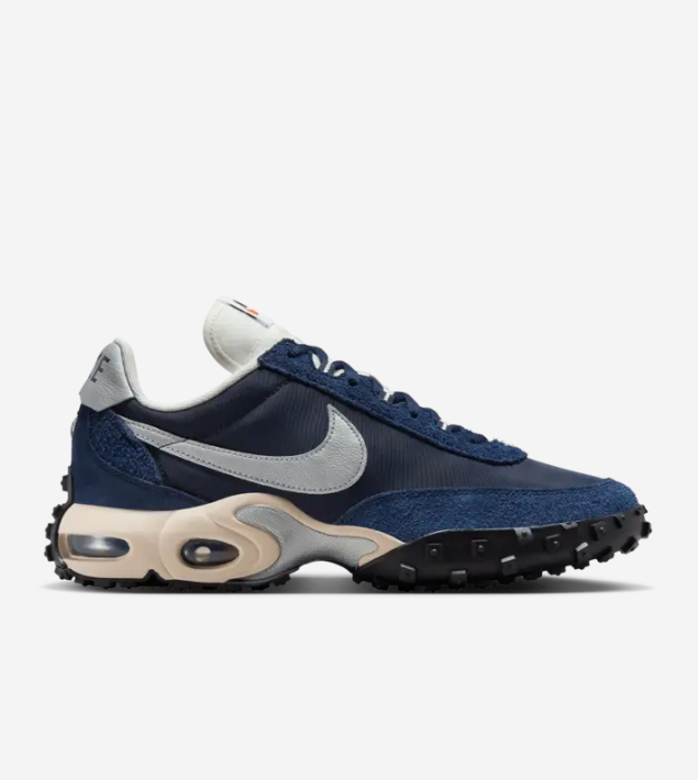 Nike Air Max Waffle SP2 Midnight Navy Metallic Silver Black IB3656