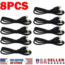 8PCS MIDI Cable 5-pin Male to Male 3-Feet Connecting Wire Audio Studio NEW