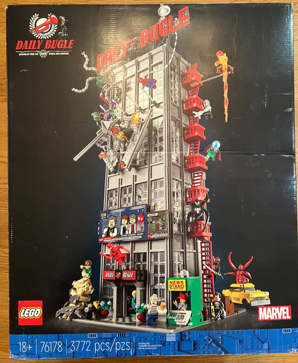 LEGO Marvel Daily Bugle 76178 3772pcs Spider-Man Set - Retired Sealed Shelf Wear