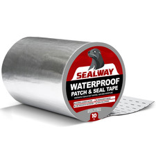 Silver RV Roof Sealant Tape, 8" X 10' Waterproof Repair Seal Tape   Extra Thick,