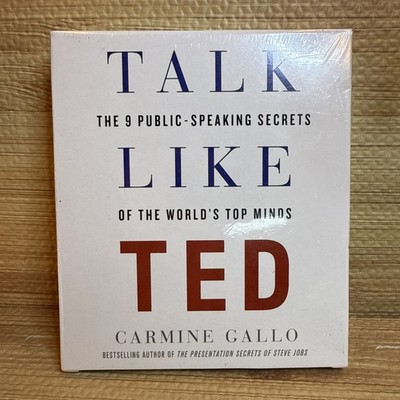 TALK Like TED Audiobook Carmine Gallo 6 audio CDs Business New