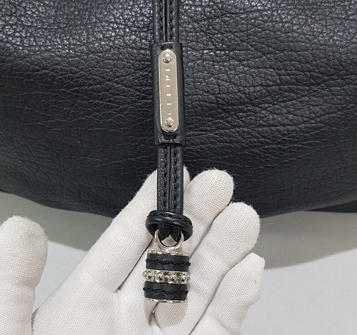 Celine Schwarze Leder große Schultertasche 63613458 - Picture 5 of 10