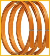 Bamboo Strips 3-Pack 7/16" x 10ft Wicker Rattan Cane Reed Basket Weaving DIY