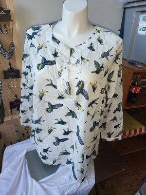 NEW Lane Bryant 18-20 Top Blouse Long Sleeve #40