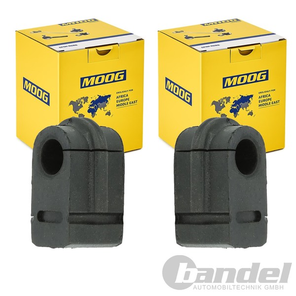 2X Moog Stabilager Gummilager Vorne Beidseitig Passend FüR Renault Clio Grand ME-image