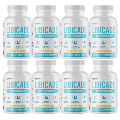 Libicade Male Performance Maximum Strength Supplement - 8 Bottles