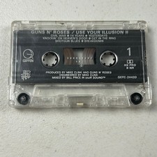 Guns N' Roses Use Your Illusion II Cassette 1991 Geffen CASSETTE ONLY