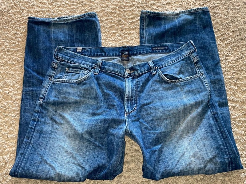 Vintage Y2K Men's C of H Citizens of Humanity Evans Blue Jeans Size 38