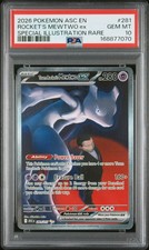 PSA 10 Team Rocket's Mewtwo EX 281/217 SIR Ascended Heroes Pokemon