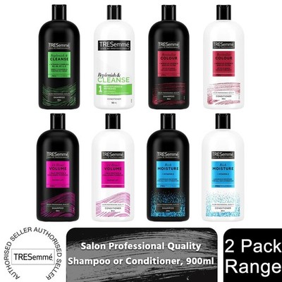 TRESemme von Profis verwendet 2er Pack Shampoo & 2er Pack Conditioner, 900ml