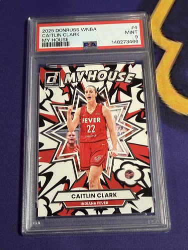 2025 Panini Donruss WNBA - My House Caitlin Clark #4 PSA 9