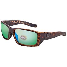 Costa Del Mar FANTAIL PRO Green Mirror Polarized Glass Rectangular Men's