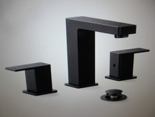 Androme 8 in. Widespread Double-Handle Bathroom Faucet with Pop-Up Drain