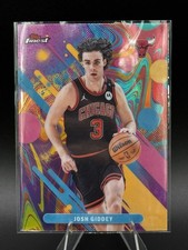 2025-26 Topps Finest Josh Giddey Oil Spill #34 Bulls SP