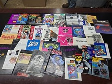 Huge Lot Of Video Game Manuals Zelda Mermaid Zapper Commando Sega Nes Snes...