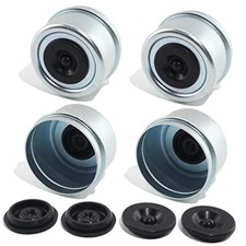 4pcs 2.44 Trailer Hub Dust Caps For 5200 6000 Lb Boat Rv Trailer Spindle