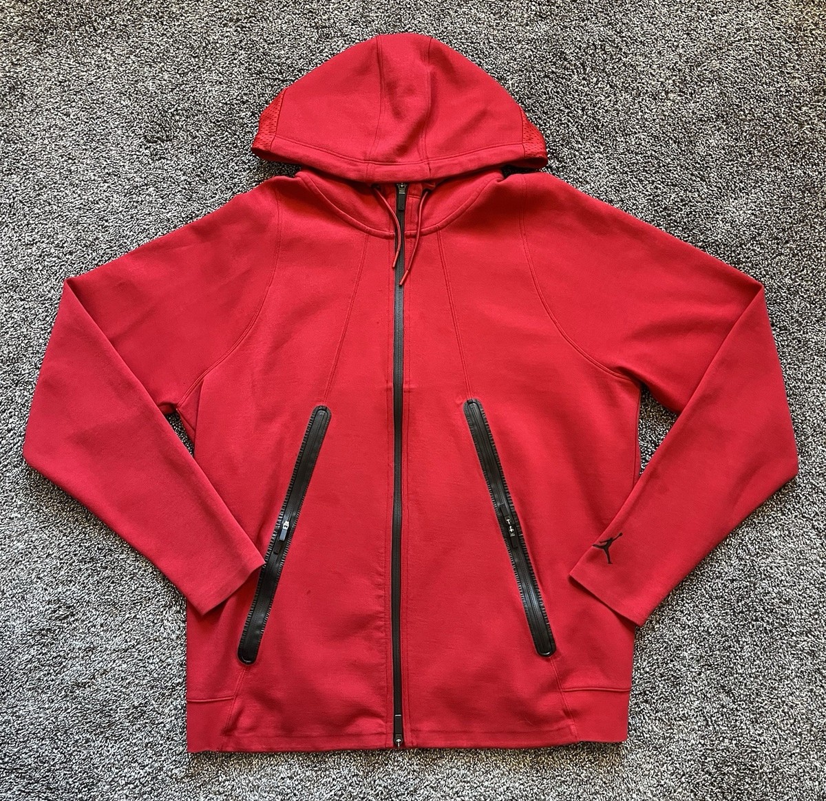 Air Jordan Nike Hooded Sweatshirt Hoodie Men's XL Jumpman Red