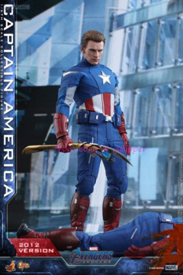 Perfect Hot Toys Mms563 1/6 Avengers Endgame Captain America (2012