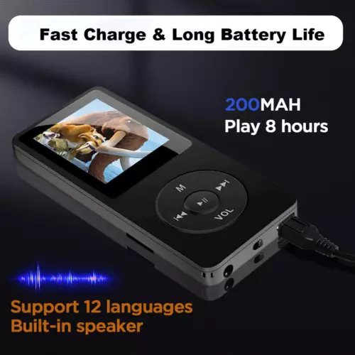 Portable Bluetooth MP3 Player HIFI Music Speakers MP4 Media FM Radio Recorder - Picture 2 of 19