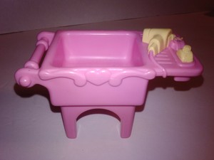 fisher price bath tub pink