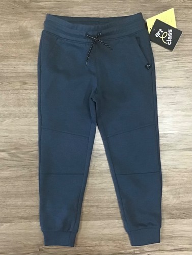 Boys' Pull-On Sports Double Knit Jogger Pants Sweatpants art class Blue XS (4/5) - Picture 2 of 4