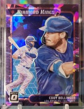 2021 Donruss Optic FOTL Cody Bellinger Blue Cracked Ice 3/7 SP NM Yankees 