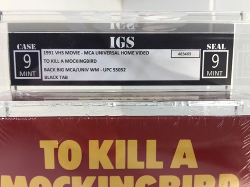 To Kill a Mockingbird VHS / IGS GRADED DOUBLE MINT 9/9 ! 1962 / 1987 New Sealed - Picture 2 of 7