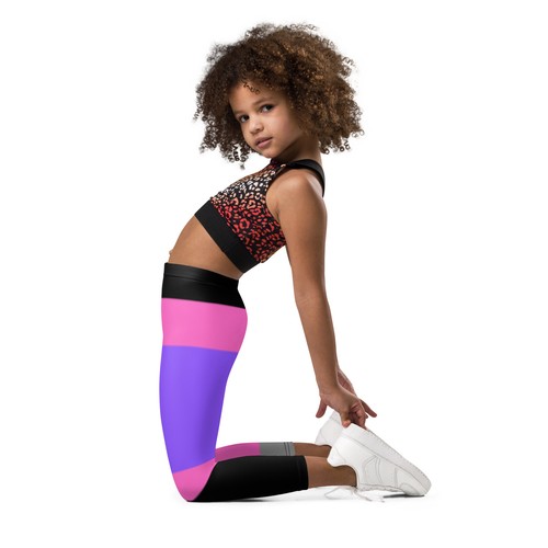 Kids Retro Leggings - Picture 3 of 29