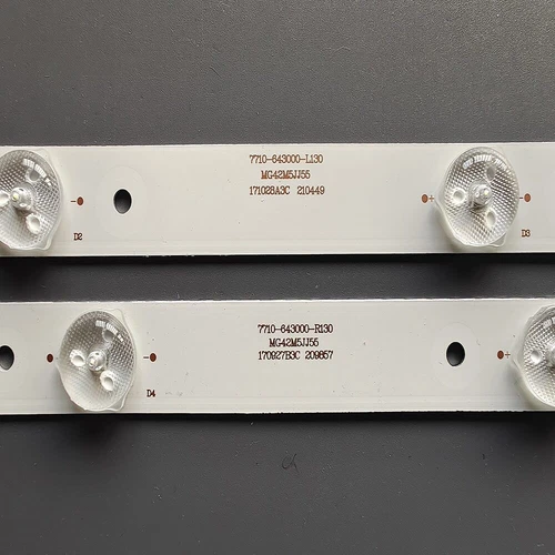 8Pcs LED Backlight Strips For LG 43UJ620V 43UJ6200 43UJ630V 43UJ6300 43UG620V - Picture 5 of 6