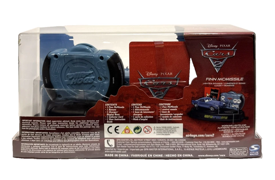 Cars 2 Finn McMissile RC With Lights & Sounds New Sealed - Image 2 of 4