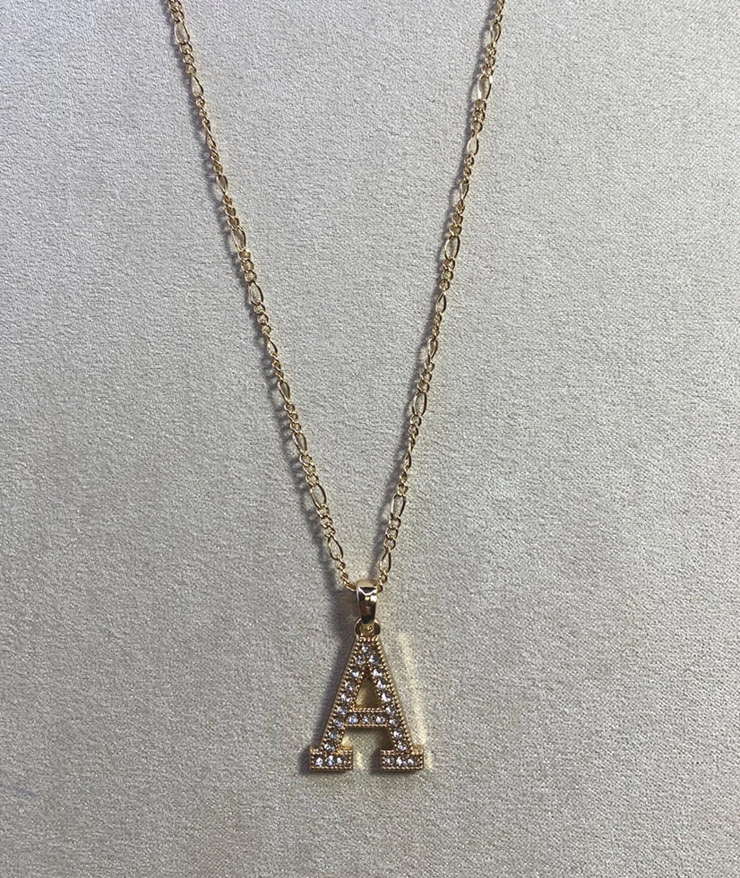 Forever 21 letter necklace sale