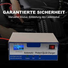 12V10A Auto Intelligentes Batterieladegerät Impuls Reparatur Erhaltungsladegerät