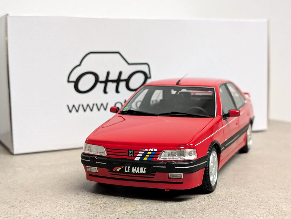 1:18 Otto Mobile Peugeot 405 MI16 Le Mans OT865 NUEVO NEW - Imagen 3 de 4